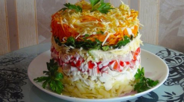 Очень вкусный и нежный салат  "Бархат "