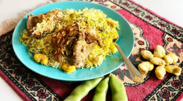Очень вкусный плов с бобами и фенхелем.