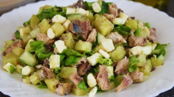 Очень Вкусный Салат из Рыбной Консервы на Праздничный Стол