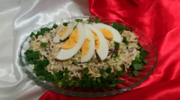Очень Вкусный салат со Шпротами. Сытный салат на скорую руку