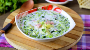 Окрошка на кефире – холодная и вкусная