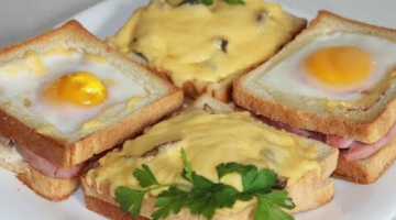 Оригинальный завтрак за 5 минут. Очень вкусно!