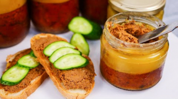 Открыл - и ешь! Это самый вкусный и нежнейший ПАШТЕТ из ПЕЧЕНИ! Заготовки Вкусно Просто и Доступно!