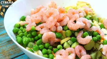 Отличный Салат без Колбасы и Мяса / Оливье с Креветками
