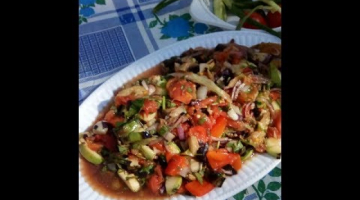 ОВОЩИ на МАНГАЛЕ ! (вкуснейший салат к шашлыку )