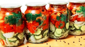 Овощи зимой не покупаем - Летом запасаем! ОГОРОД в БАНКЕ I Вкусное овощное ассорти на зиму