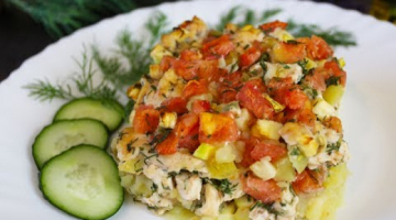 Овощная Запеканка с Куриным Филе! Отличный Вариант для Легкого Обеда или Ужина. Диетический рецепт