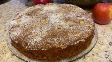 Овсянка  и много яблок! Пирог съедается за секунду !