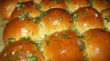 Пампушки с чесноком