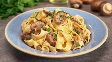 ПАСТА С ГРИБАМИ в сливочном соусе. Быстро и просто! Рецепт от Всегда Вкусно!