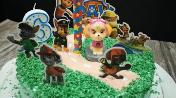  Торт на день рождения PAW PATROL!!!