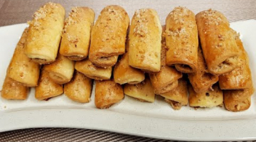 Печенье ТРУБОЧКИ с ореховой НАЧИНКОЙ. Быстро и Просто К ЧАЮ