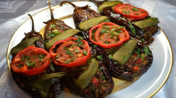 Пикантные фаршированные БАКЛАЖАНЫ по-турецки ОЧЕНЬ ВКУСНО и НЕЖНО