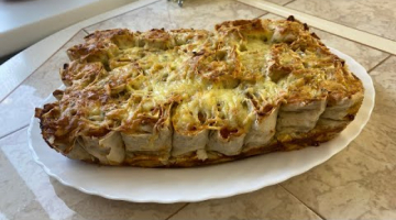 Пирог из лаваша с начинкой. Вкусно и просто!