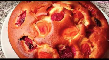 Пирог с клубникой ??? Рецепт ⬇️?⬇️