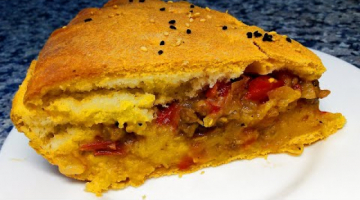ПИРОГ с мясным фаршем и овощами