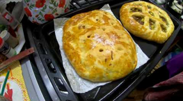 Пироги с капустой и фаршем