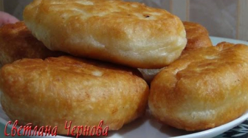 Пирожки жареные пышные с хрустящей корочкой (постные)