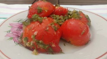 Помидоры по-корейски (очень вкусно). Холодная закуска! 