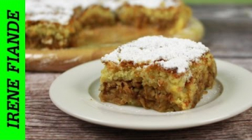Постный яблочный пирог на апельсиновом соке. Супер вкусный Пирог с яблоками и орехами