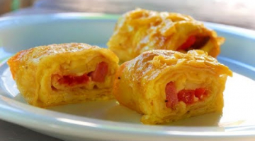 Потрясающие рулетики из кабачков со вкусом пиццы за 5 минут! Улетает На Ура
