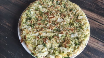 Простейший и вкуснейший капустный пирог на сковороде