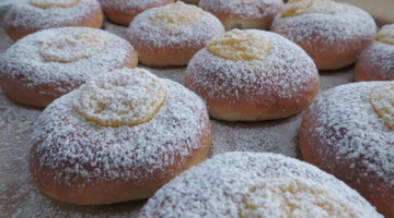 Простой рецепт очень вкусных БУЛОЧЕК с ЗАВАРНЫМ КРЕМОМ к чаю