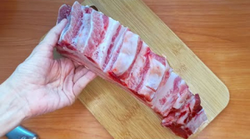 Простой рецепт свиной грудинки. Очень просто и вкусно