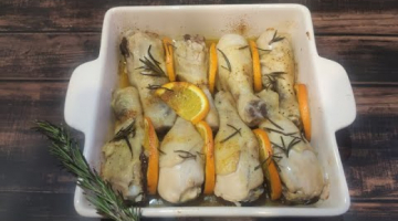 ? Пряная паровая курочка в апельсиновом соке ?