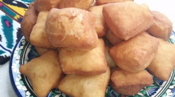 Пышные БАУРСАКИ без дрожжи. БАУРСАКИ на кефире