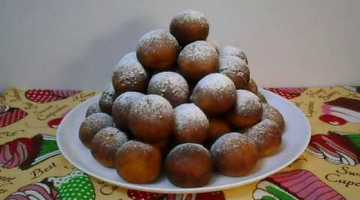 Пышные вкусные пончики из творожного теста\ Домашние сладости к чаю