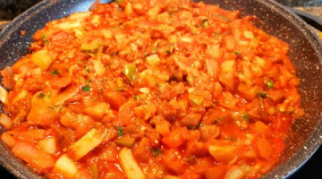 Рагу из кабачков и баклажанов. Вкусный рецепт