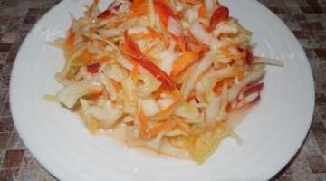 Рецепт Маринованной Капусты . КАПУСТА ЗА 15 МИНУТ / МАРИНОВАННАЯ КАПУСТА ВКУСНО И ПРОСТО