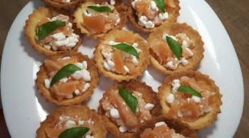 РЕЦЕПТ НЕЖНЫХ ТАРТАЛЕТОК ДЛЯ ЗАКУСОК.....