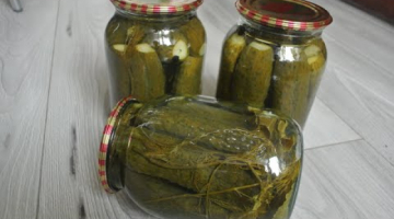 Рецепт просят все! Маринованные огурцы сухой стерилизации на зиму просто чудо! Хрустящие, ароматные!