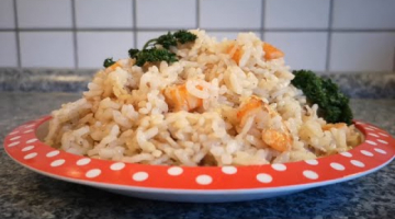 РИЗОТТО С КРЕВЕТКАМИ(Гарнели).Очень вкусно.Мой Рецепт