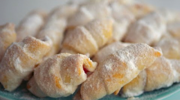 Рогалики без дрожжей, молочных продуктов и яиц