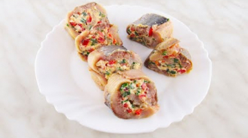 Рулет Из Селедки. Вкуснейшая ФАРШИРОВАННАЯ СЕЛЬДЬ. Закуска