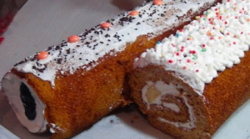 Рулет медовый со сметанным кремом-безумно вкусный
