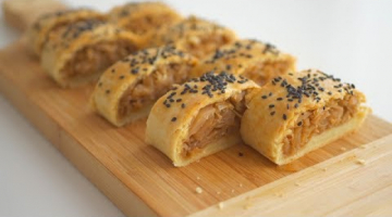 Рулет с капустой из теста на кефире.  Без дрожжей и яиц. Просто, быстро, вкусно