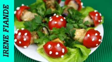 Рулетики из баклажан. Отменная  закуска для любого застолья!