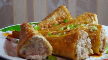 " Рыбьи хвостики"  из вафельных конусов-быстро и вкусно 