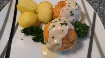 Рыбные биточки в духовке.Вкусные рыбные котлеты,фрикадельки.