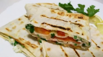 С таким перекусом полдня будешь сыт! Лаваш с сыром и зеленью Просто Вкусно по-домашнему!