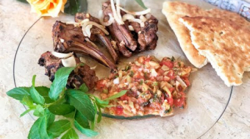 Салат из запеченных овощей. Мангал салат, отличный гарнир к мясу и макаронам!