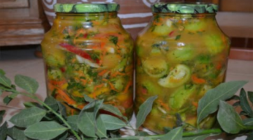 САЛАТ из  ПИКАНТНЫХ  ХРУСТЯЩИХ  ЗЕЛЕНЫХ  ПОМИДОРОВ  ОЧЕНЬ  ВКУСНО