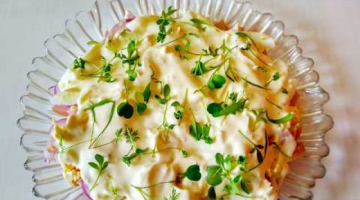 Салат «Людмила» без майонеза.Рецепт вкусного салата из 90-х