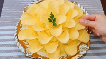 Салат на 8 марта! Салат ХРИЗАНТЕМА/ вкусный бесподобный салат