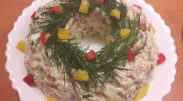 Салат Оливье. Самый вкусный и красивый салат на праздничный стол.