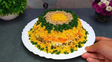 САЛАТ "Воздушный" с Морковкой и Плавлеными сырками, ешь и не можешь остановиться! ОБЪЕДЕНИЕ!